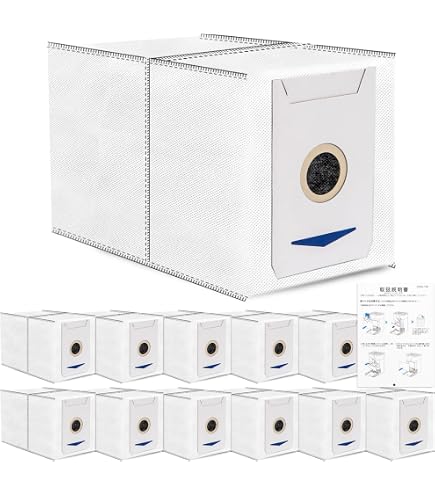 Amazon.co.jp: Qatuo 不織布紙パック S300自動ごみ収集ドック用 紙